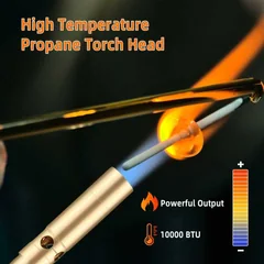 DOMINOX 011Pro Manual-Start Brass Propane Torch, thumbnail 2