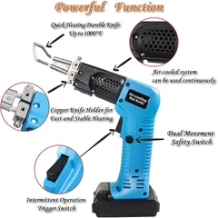 DOMINOX 18V Cordless Hot Knife for Fabric and Rope, thumbnail 3