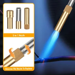 DOMINOX DM-022 Propane Torch Kit with 3 Nozzles, thumbnail 2