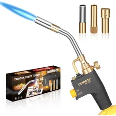DOMINOX DM-022 Propane Torch Kit with 3 Nozzles, thumbnail 1