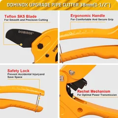DOMINOX DM-PC-304C PVC Pipe Cutter, up to 1-1/4 in, thumbnail 4