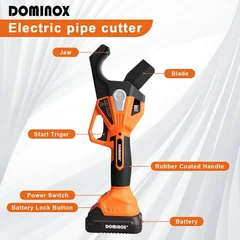 DOMINOX FBEPC-50 18V Electric PVC Pipe Cutter, up to 1-1/2 in, thumbnail 7