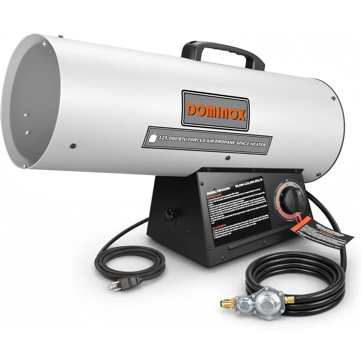 DOMINOX FM-G100A 125,000 BTU Forced-Air Propane Heater, photo 1 of 6