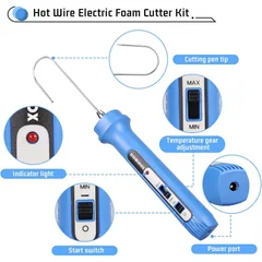 DOMINOX H21 Hot Wire Foam Cutter Kit with Groove Pen, thumbnail 2