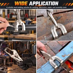 DOMINOX SNK-10410 U-Jaw Welding Locking Pliers, 10 in, thumbnail 6